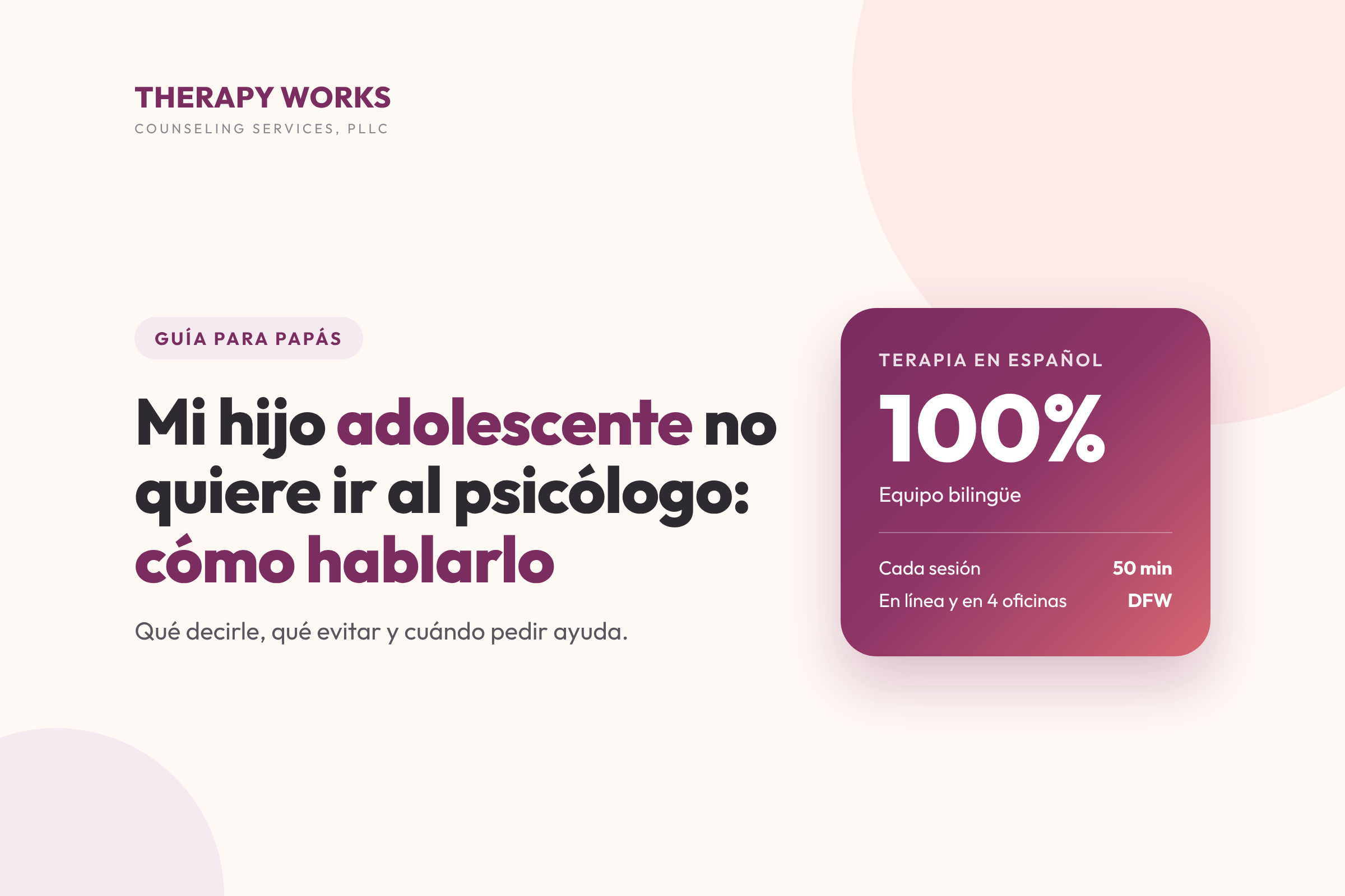 Mi hijo adolescente no quiere ir al psicólogo: cómo hablarlo